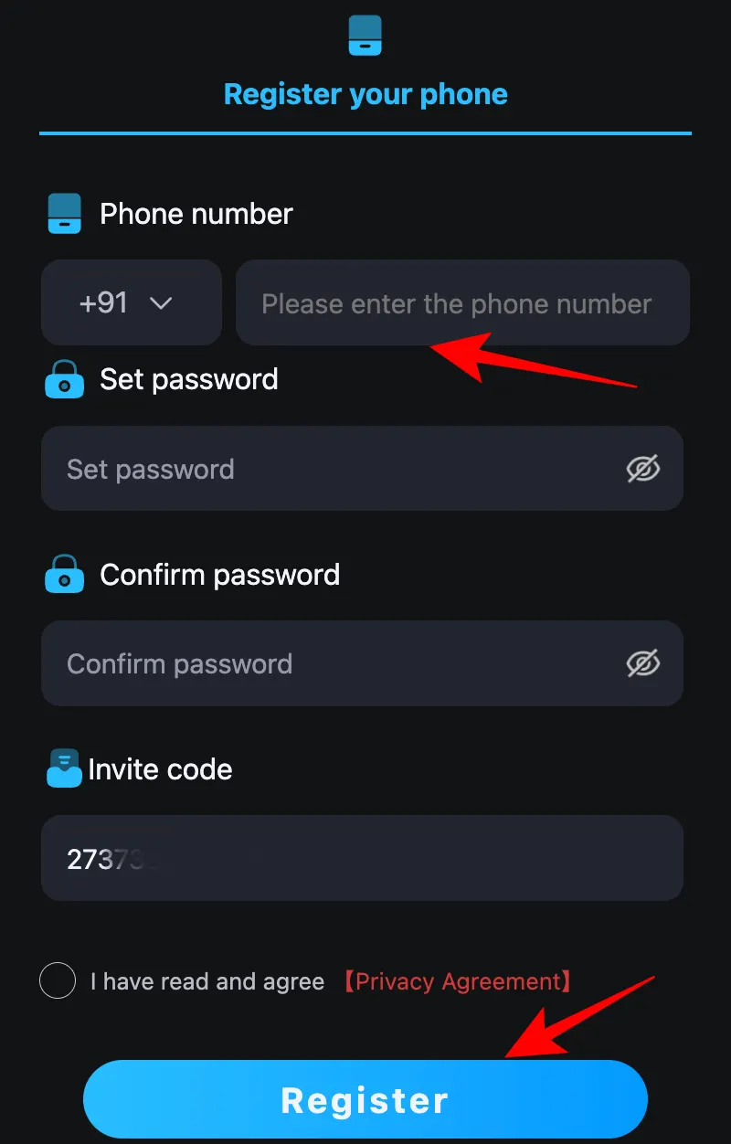 DM Win Register Guide